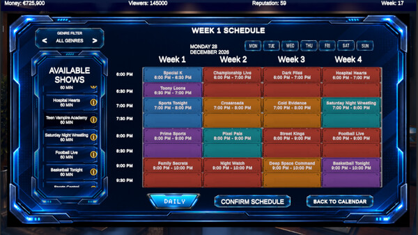 TV Network Simulator screenshot 4