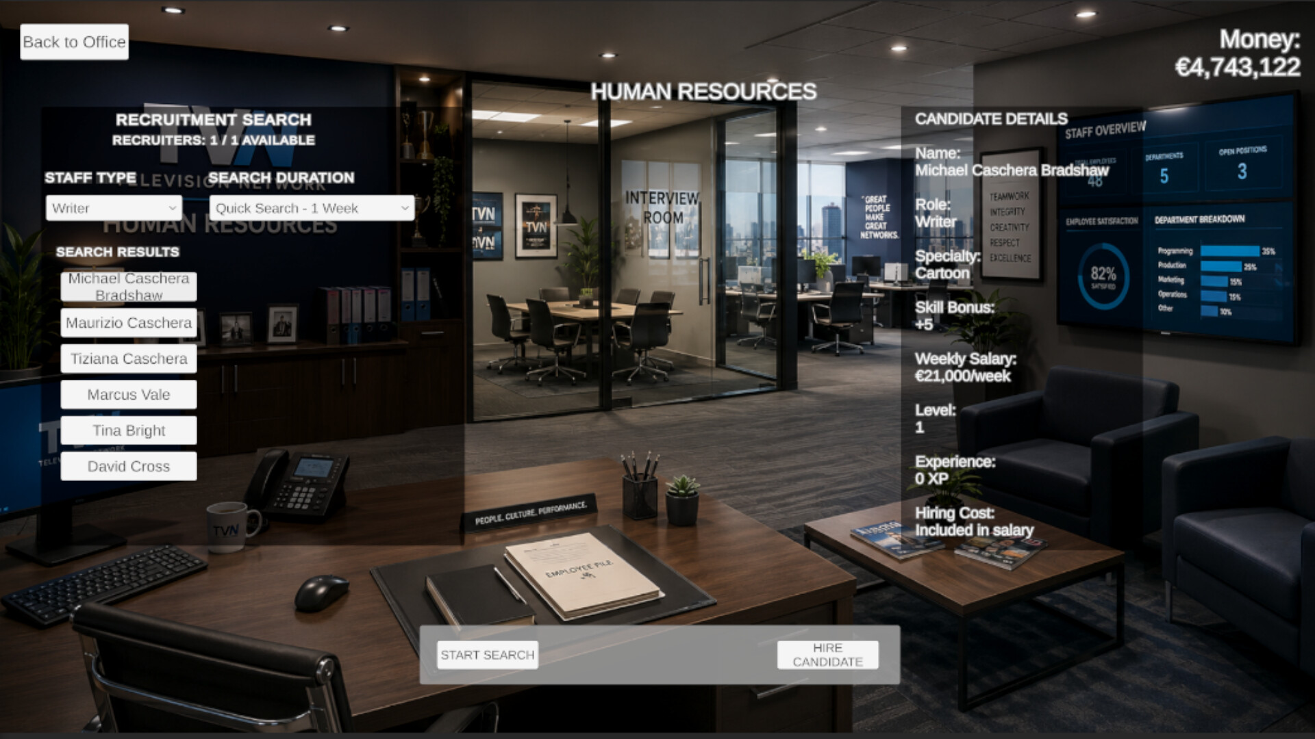 TV Network Simulator screenshot 2