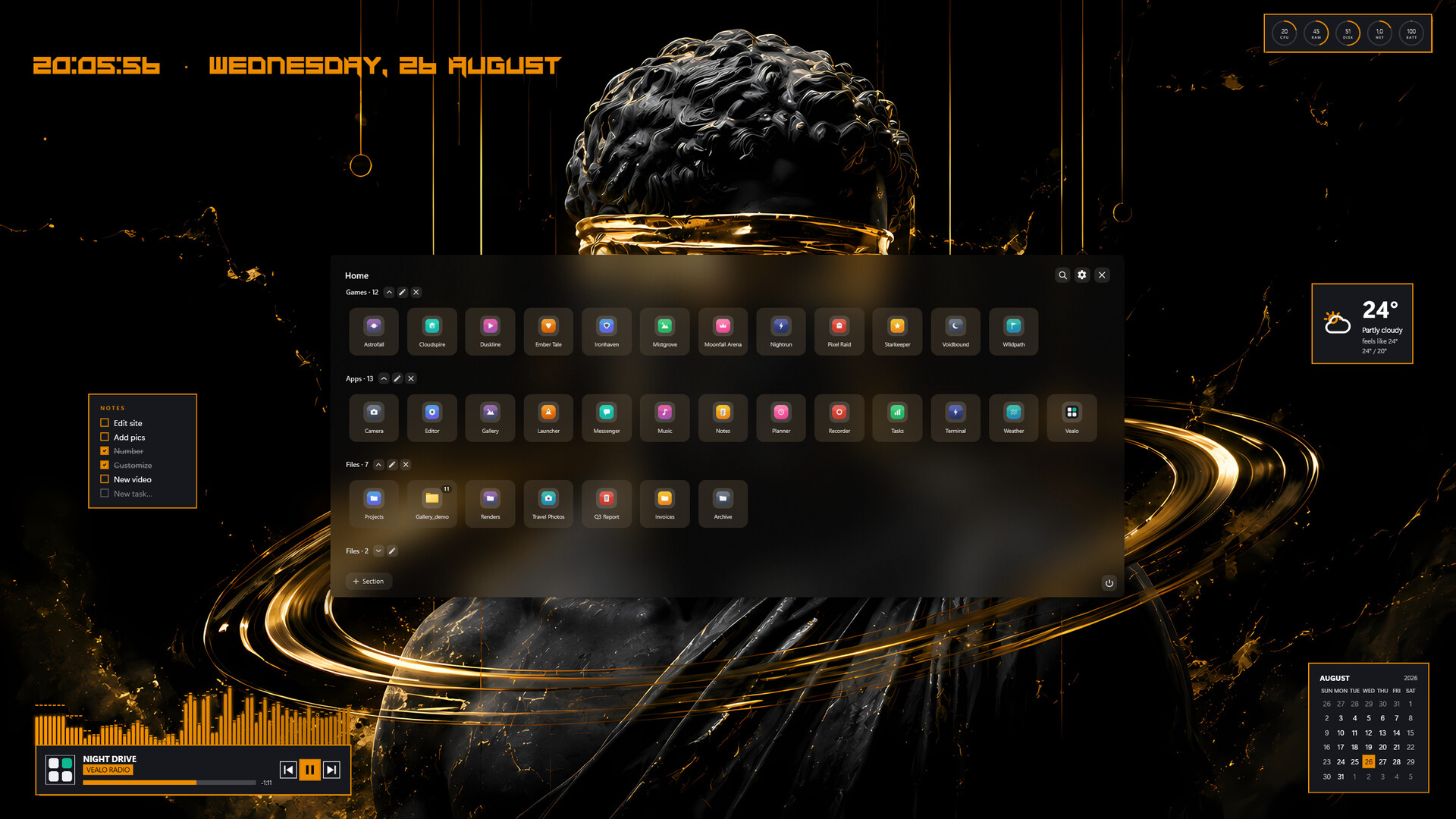 Vealo - Clean Desktop screenshot