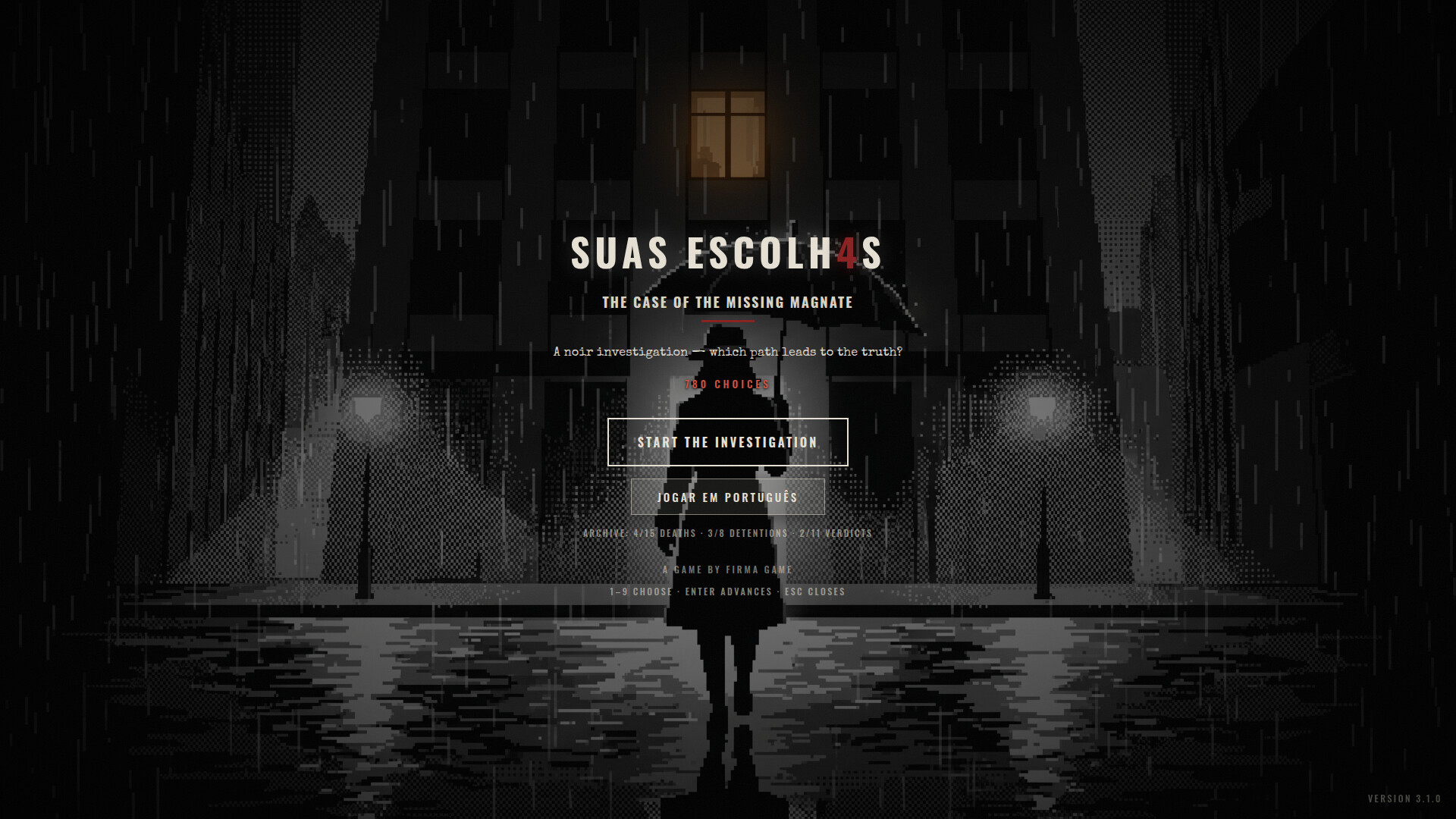 Suas Escolhas - O Caso do Magnata Desaparecido screenshot
