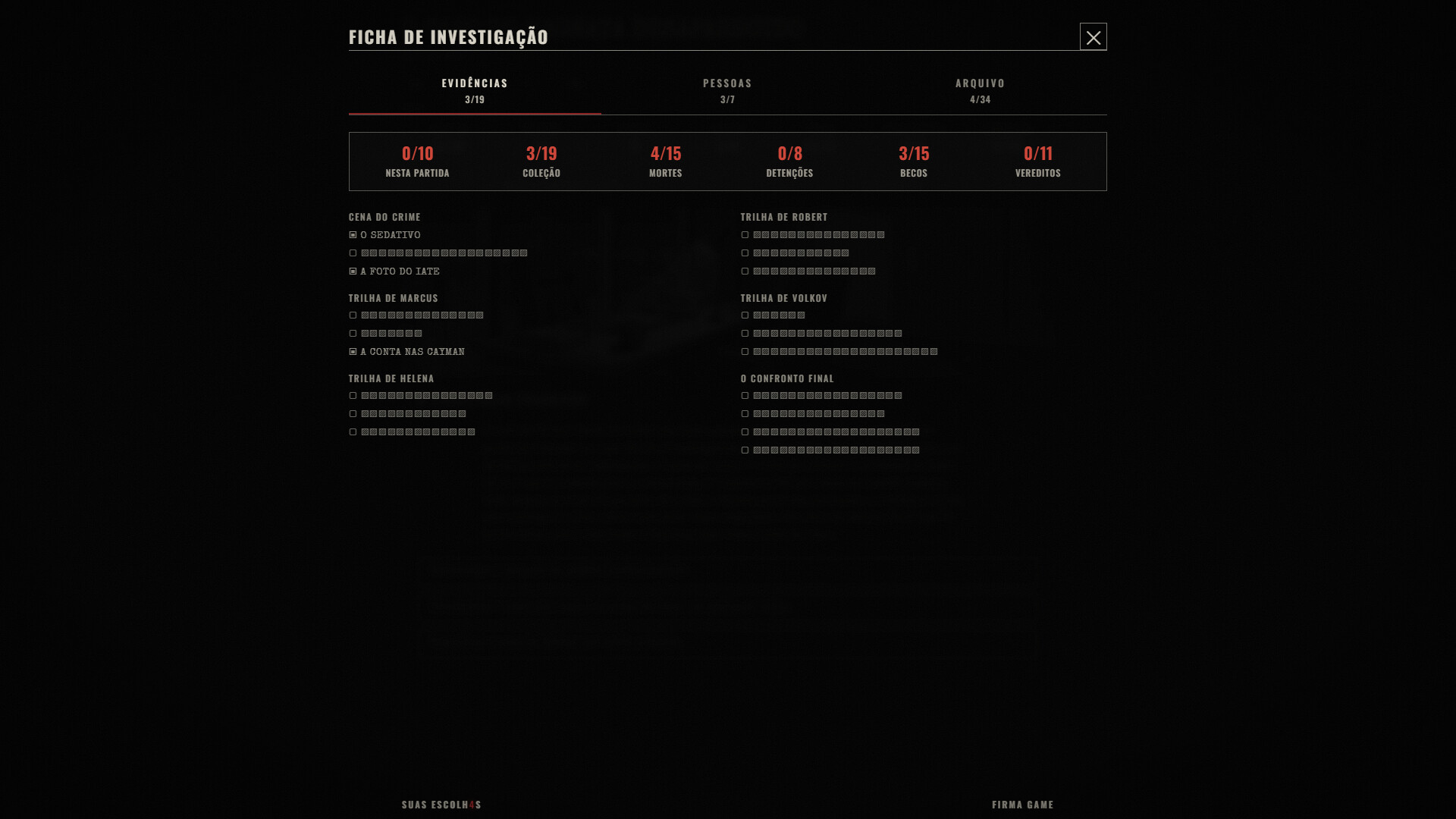 Suas Escolhas - O Caso do Magnata Desaparecido screenshot