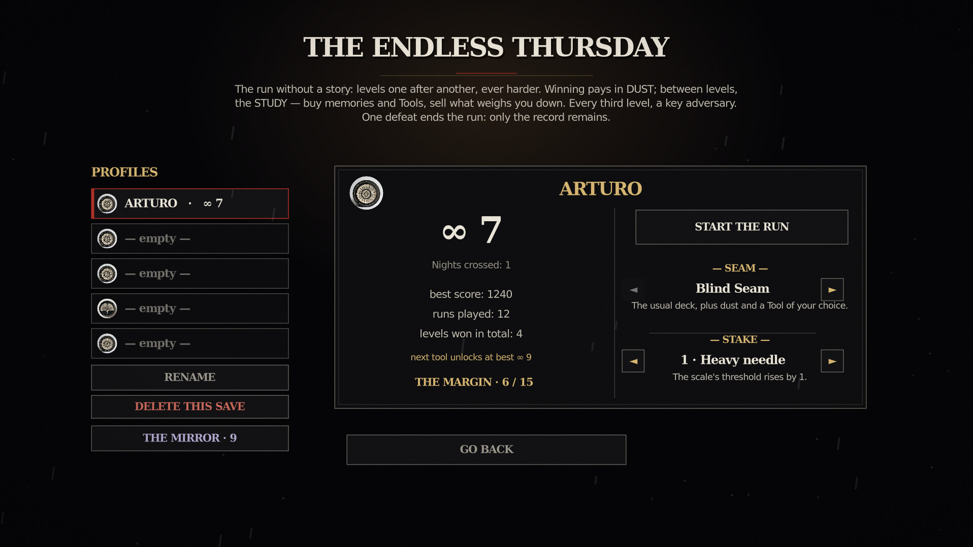 Memento Pulveris screenshot