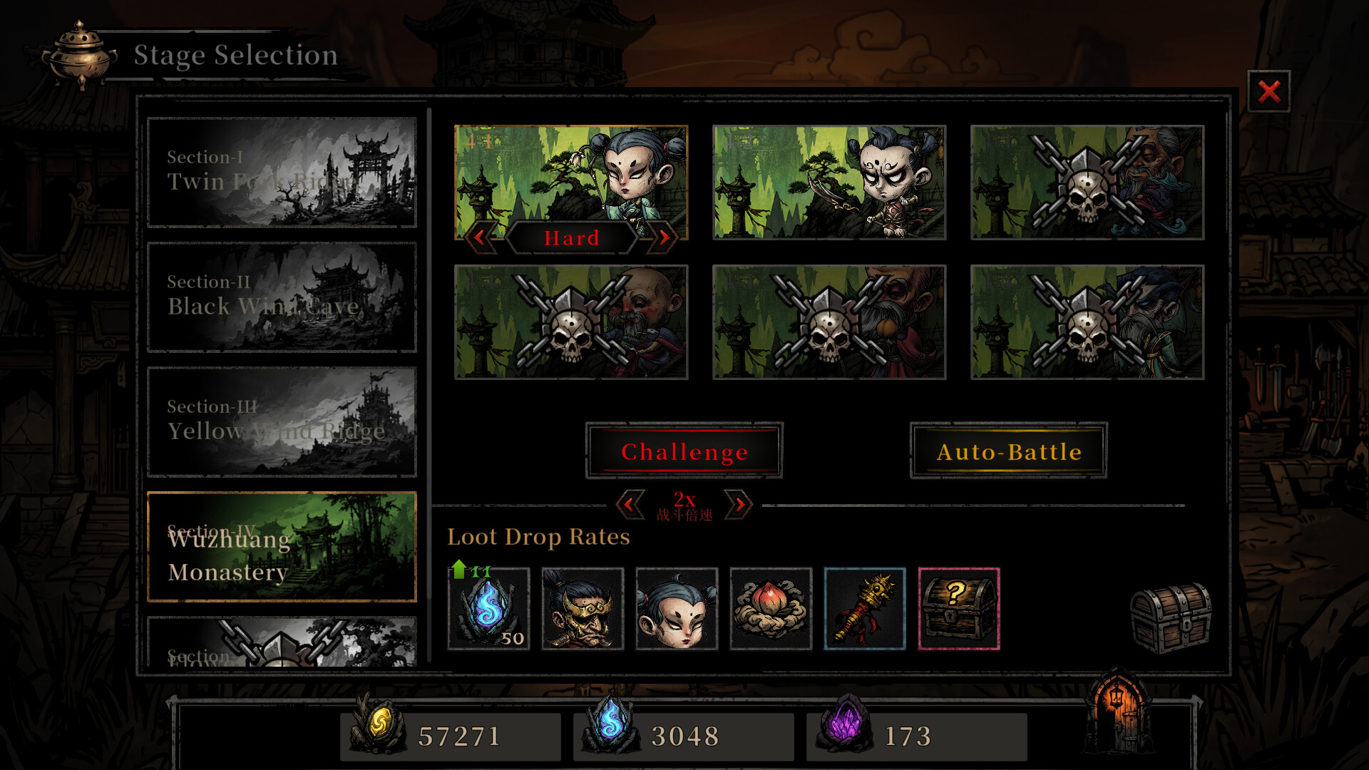 Dark Journey to the West — gameplay screenshot 2