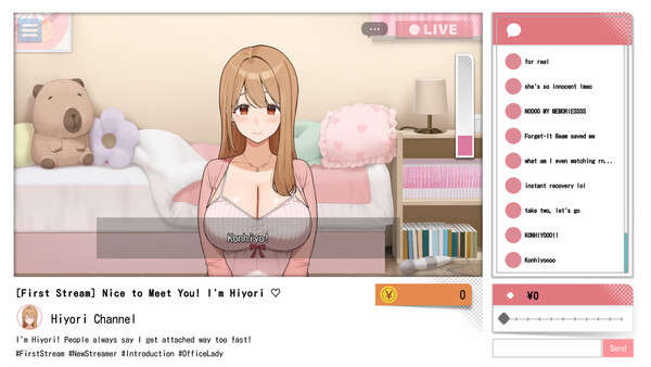 Can-do Streamer Hiyori-chan (No lewd comments please!) screenshot 4
