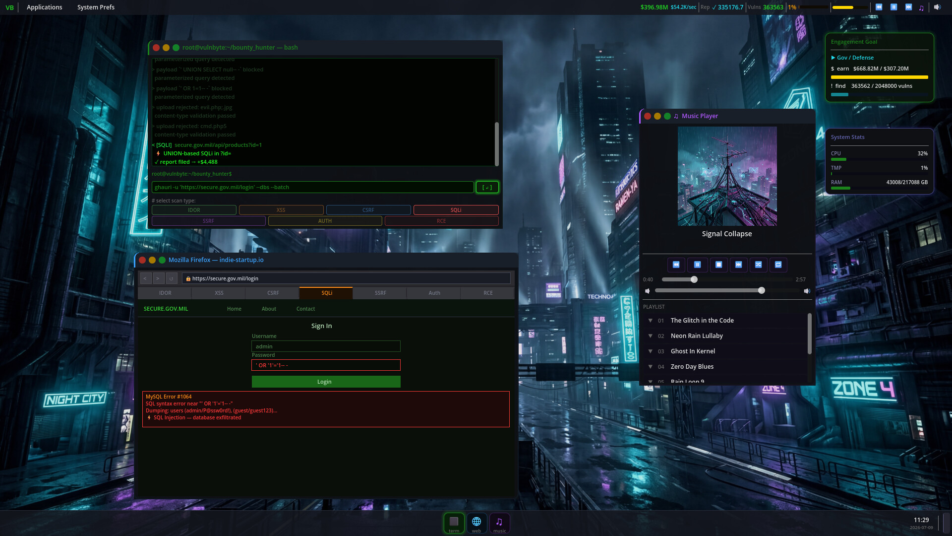 Bug Bounty Hunter — Idle 스크린샷 3