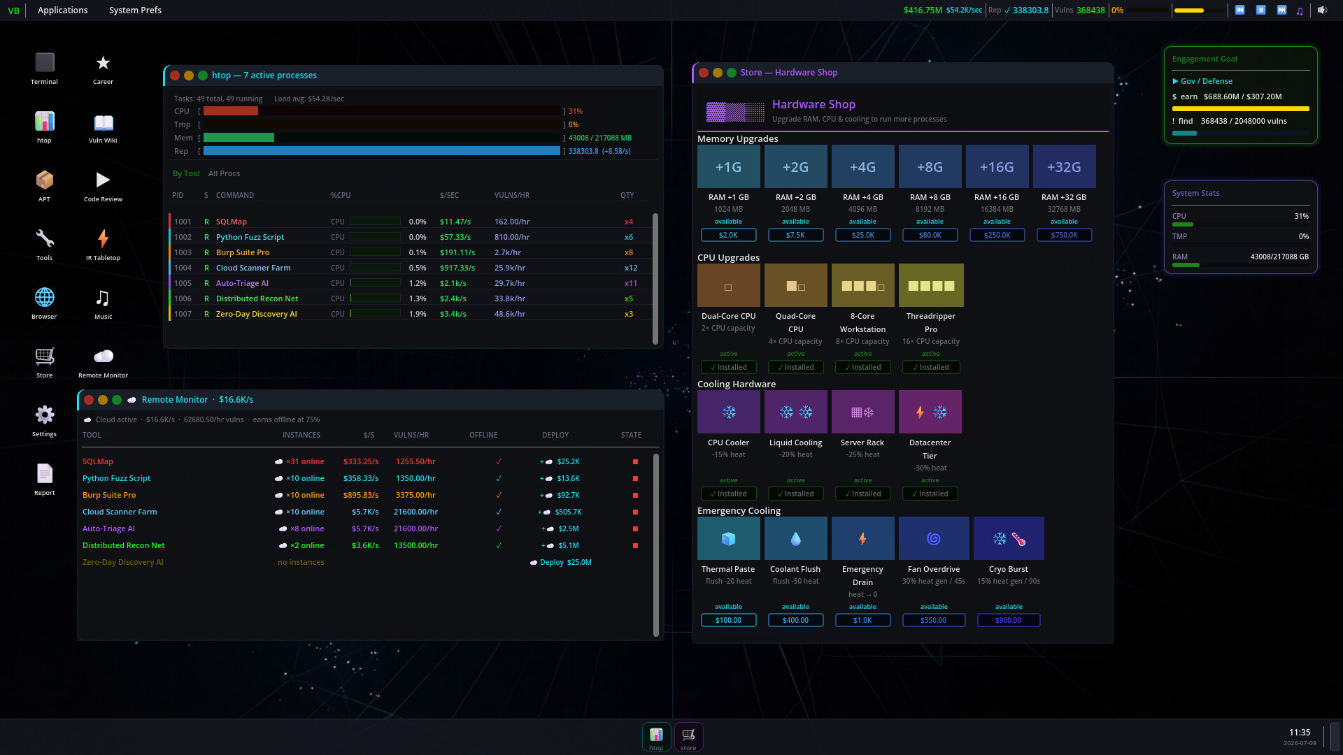 Bug Bounty Hunter — Idle 스크린샷 6