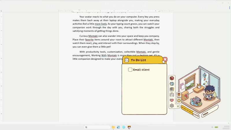 Working with Montabi video 3
