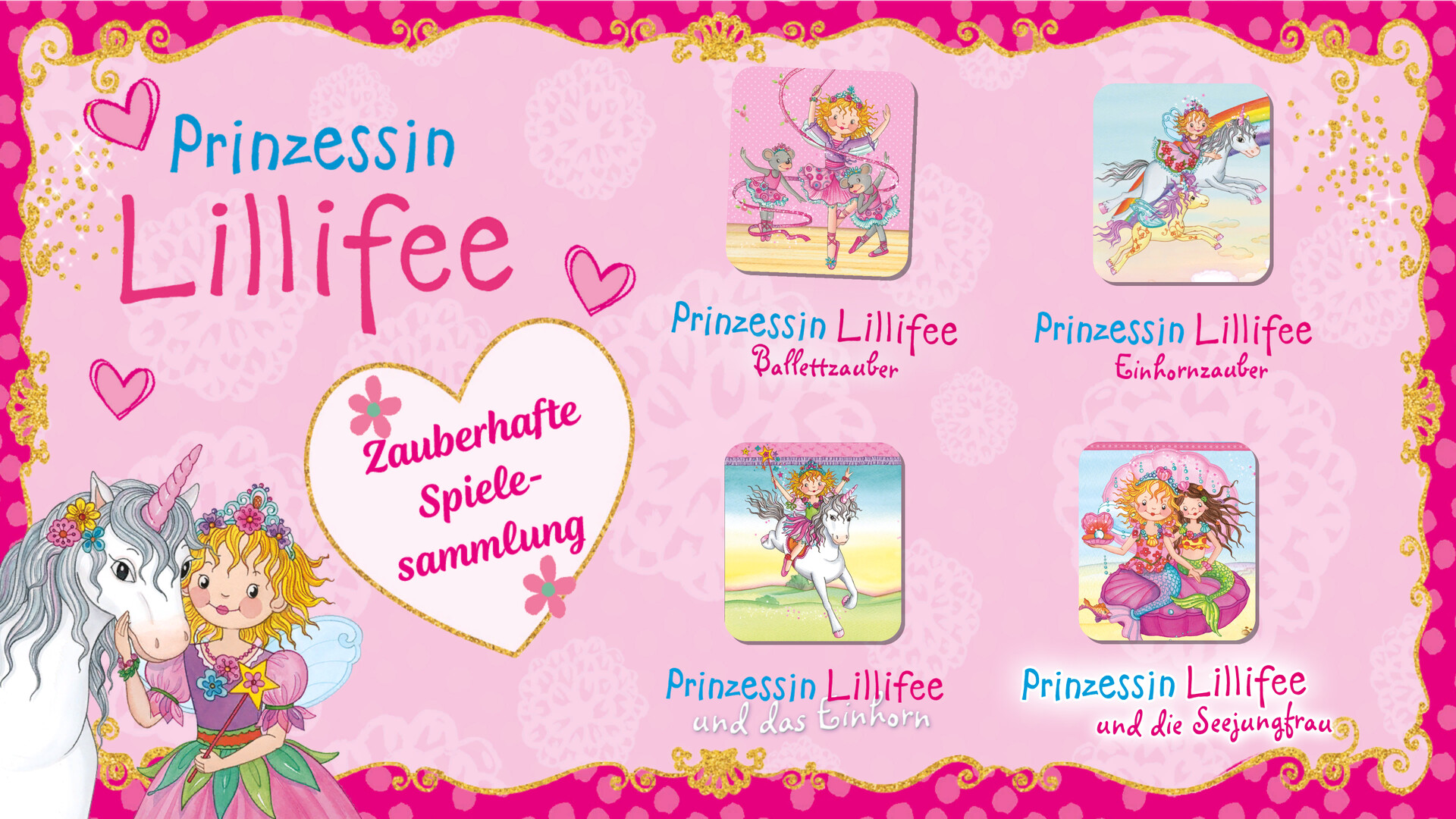 Prinzessin Lillifee – Zauberhafte Spielesammlungのスクリーンショット 1