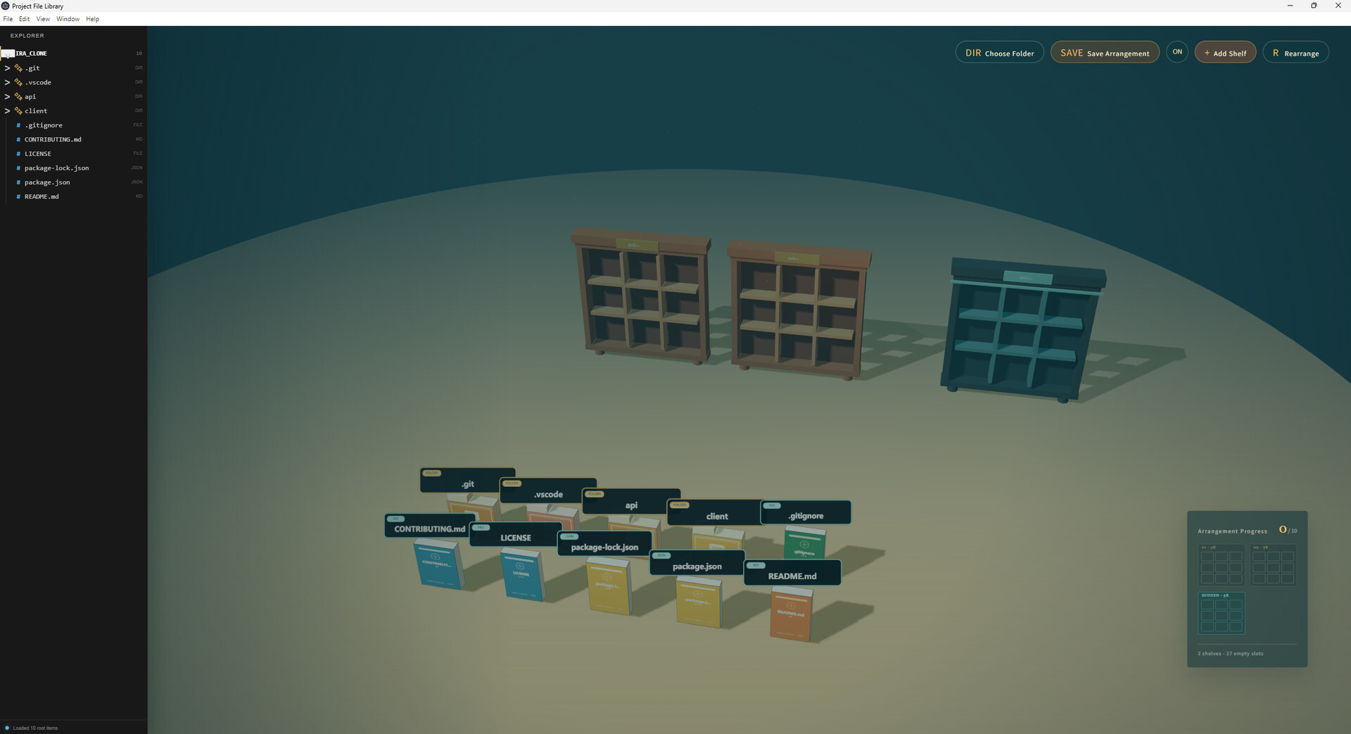 Project File Library screenshot 2