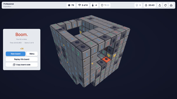 Cube Sweeper: 3D Minesweeper screenshot 7