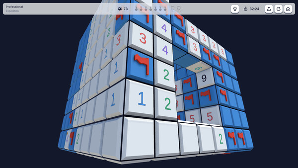 Cube Sweeper: 3D Minesweeper screenshot 3