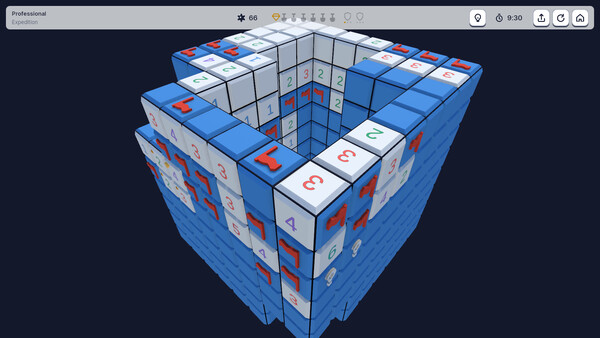 Cube Sweeper: 3D Minesweeper screenshot 1
