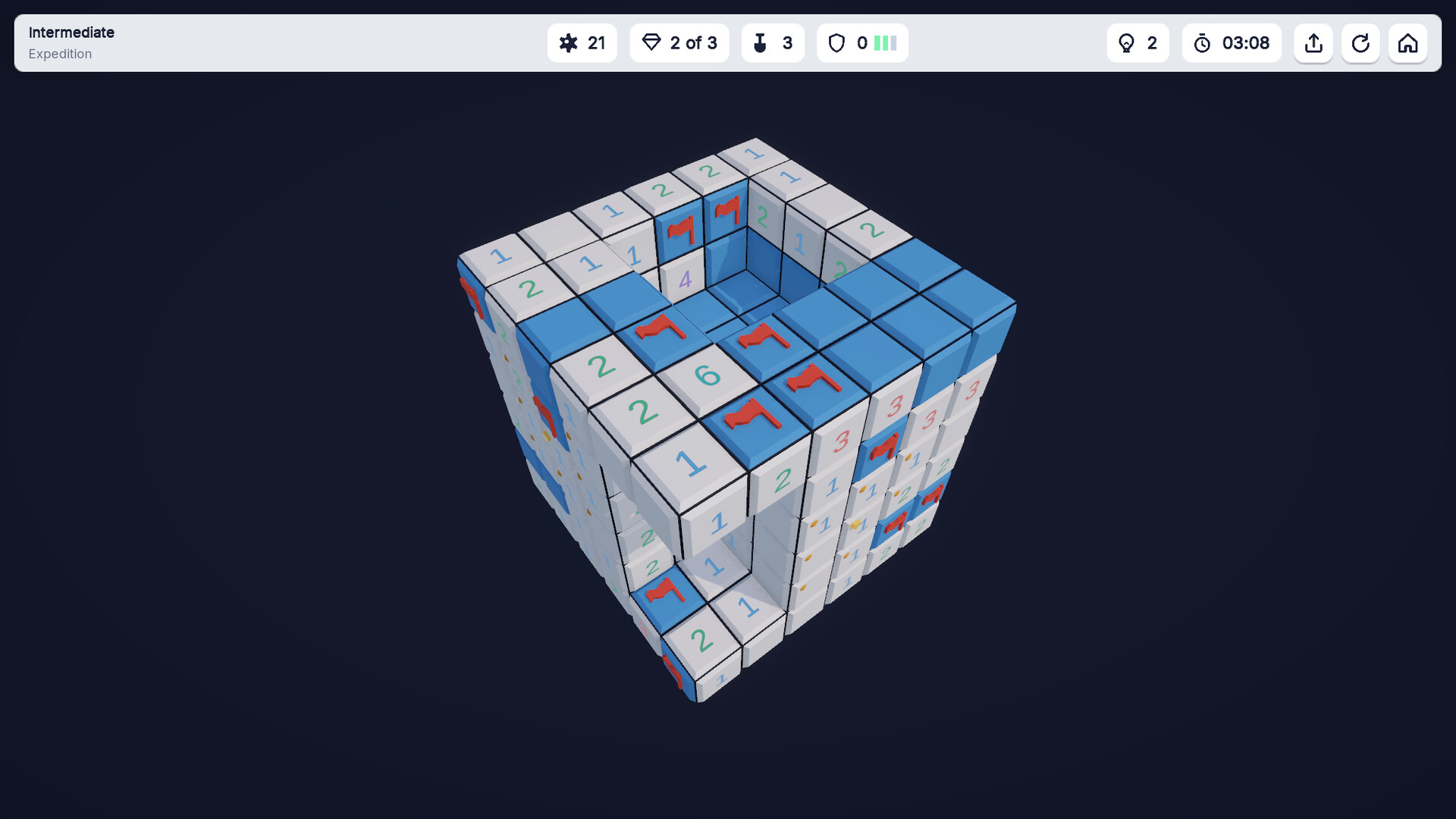Cube Sweeper screenshot 2