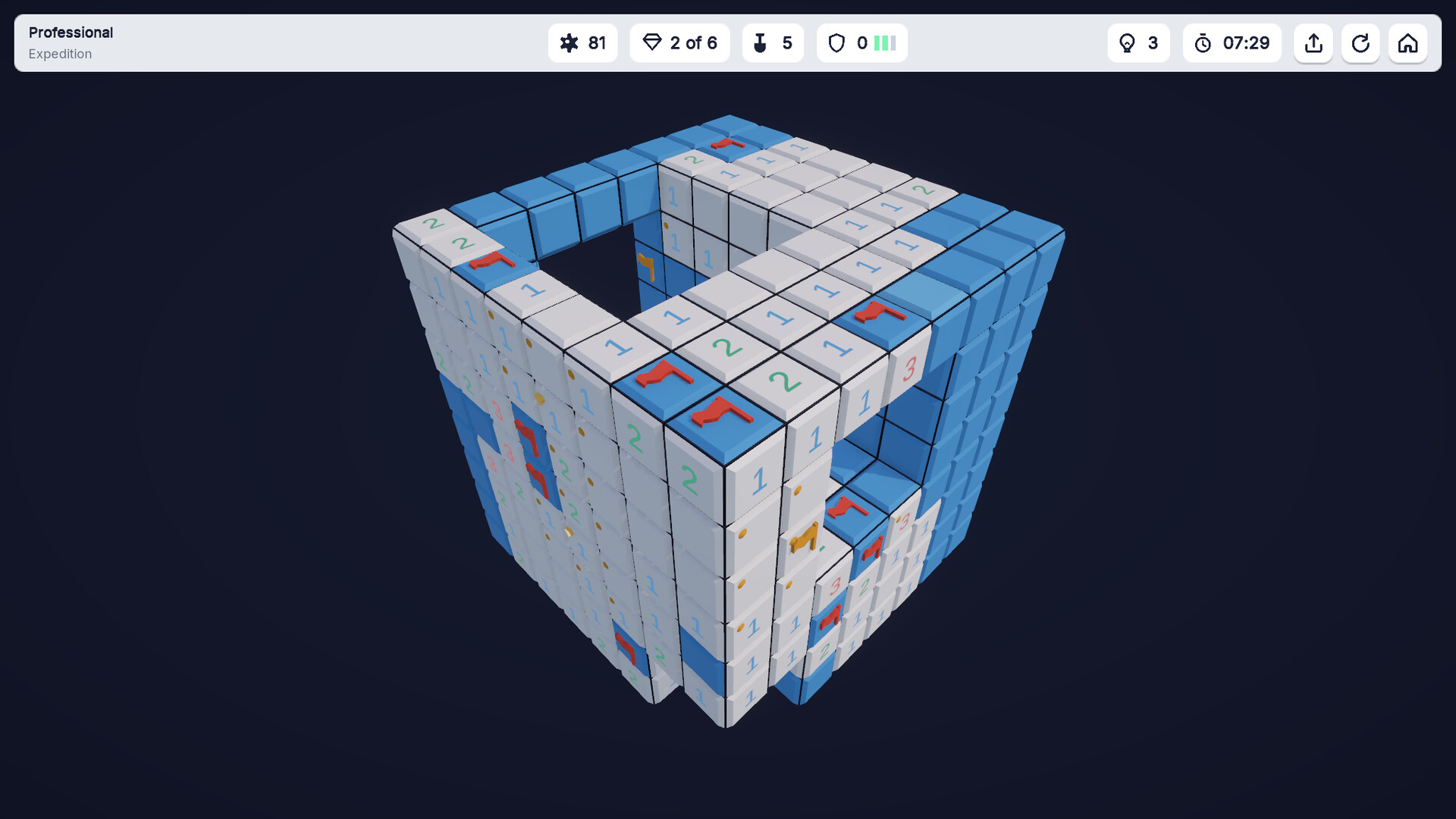 Cube Sweeper screenshot 1