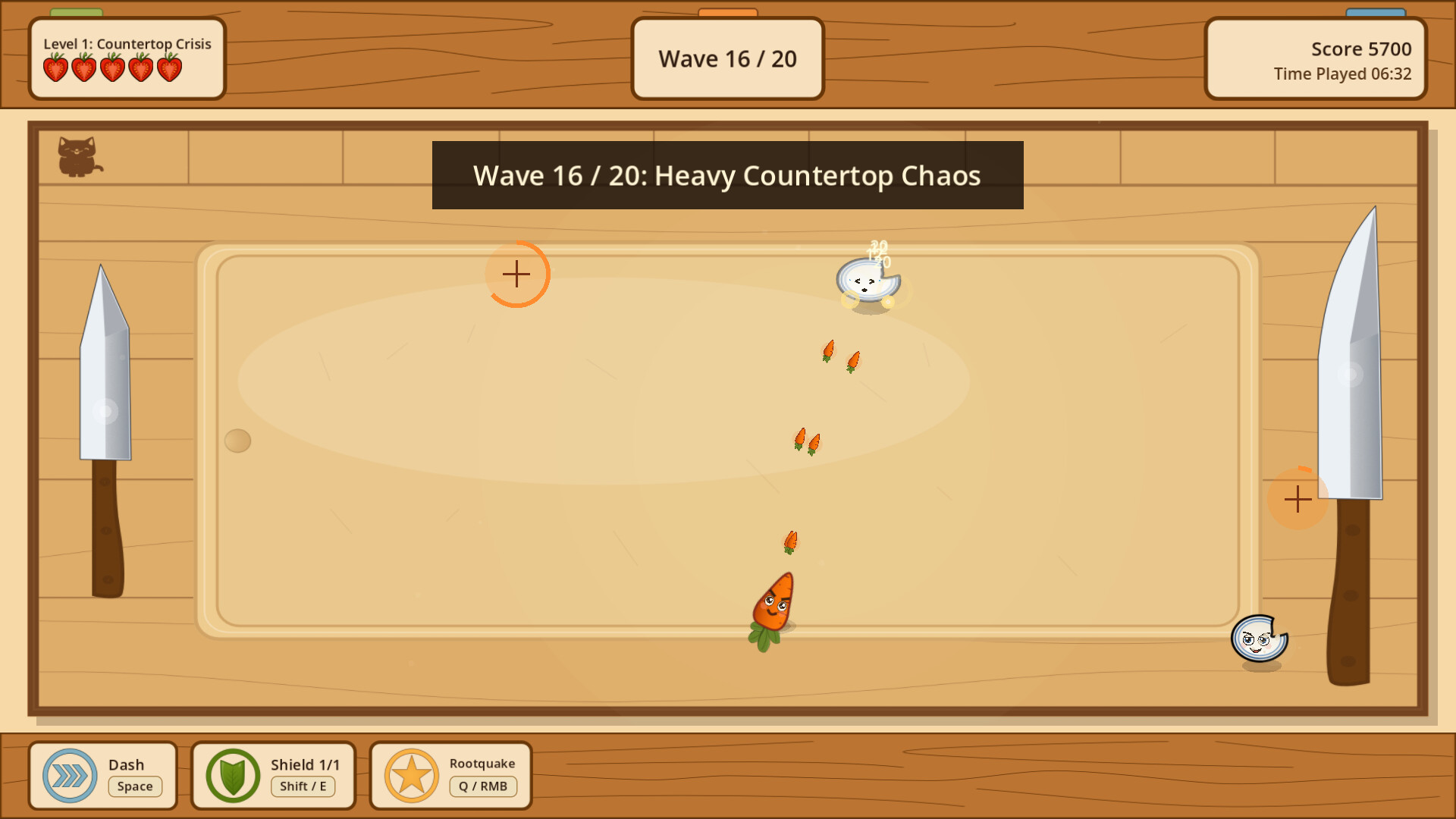 Brave Vegetable: Kitchen Escape screenshot #2