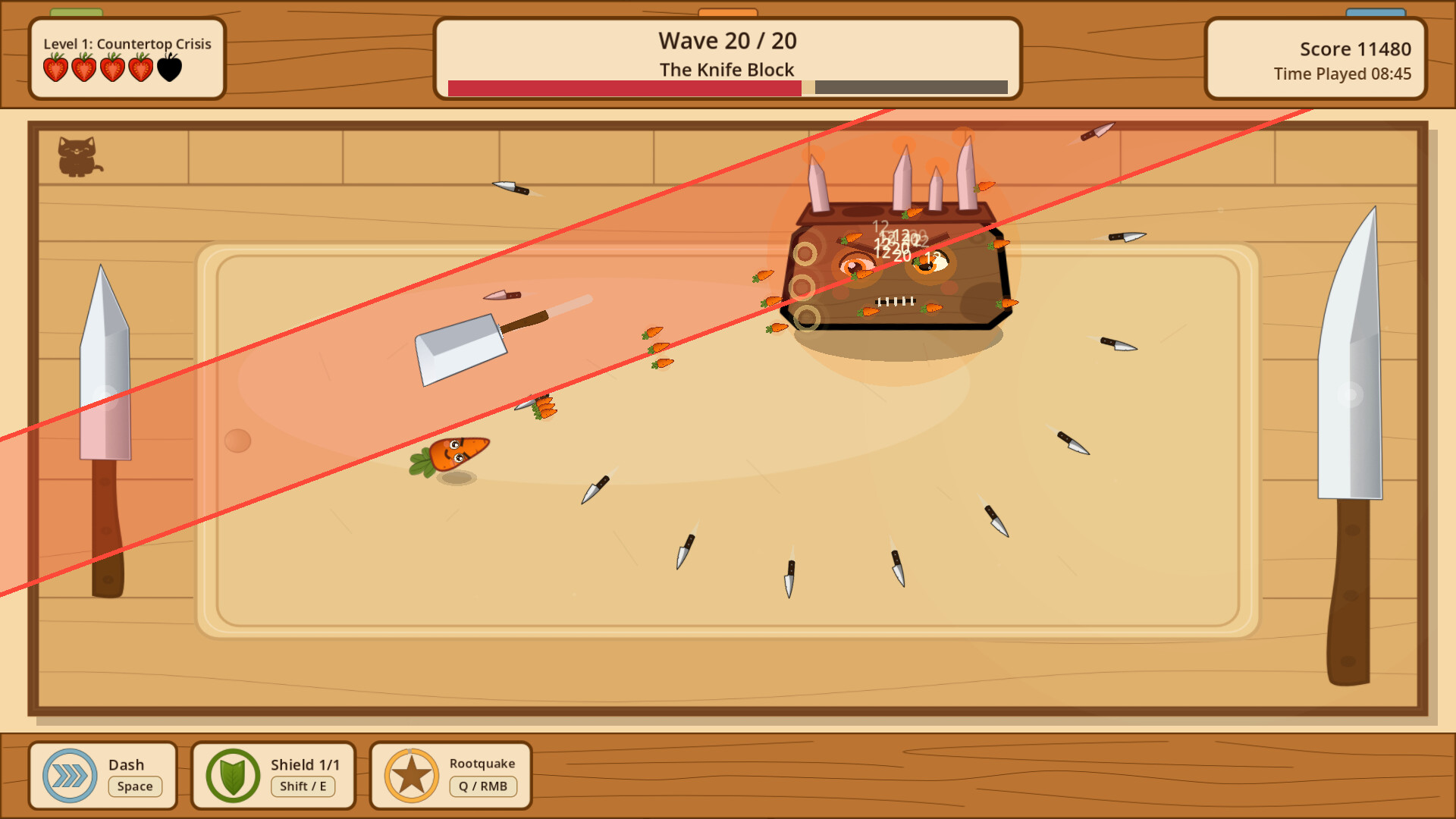 Brave Vegetable: Kitchen Escape screenshot #4