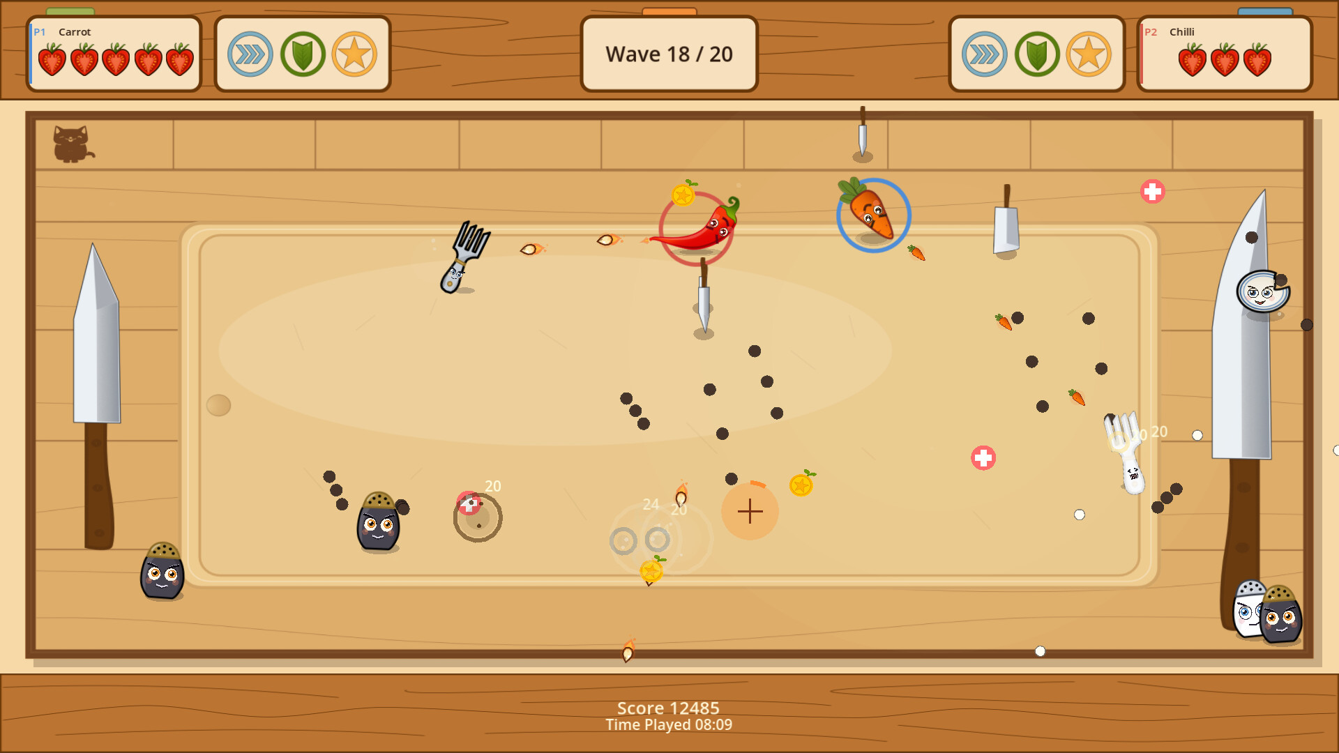Brave Vegetable: Kitchen Escape screenshot #8