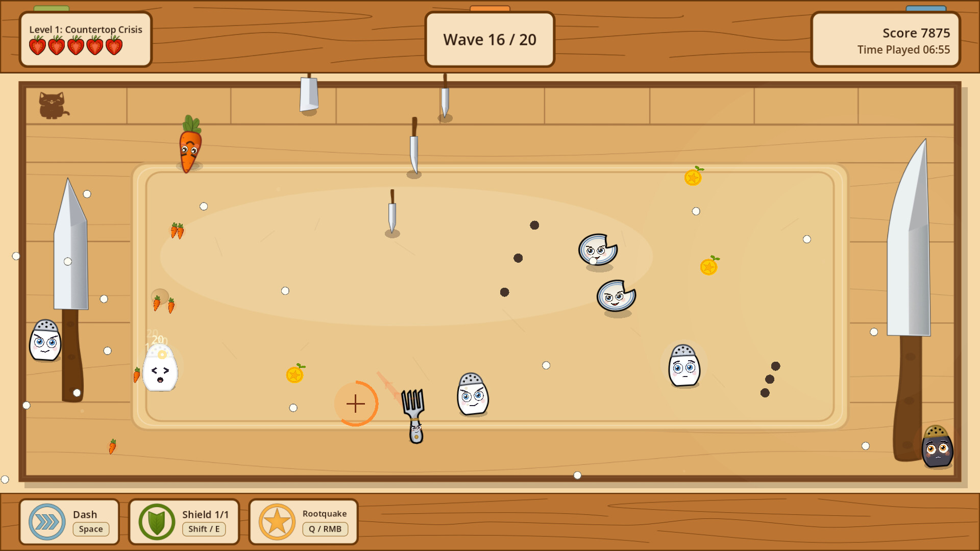 Brave Vegetable: Kitchen Escape screenshot #1