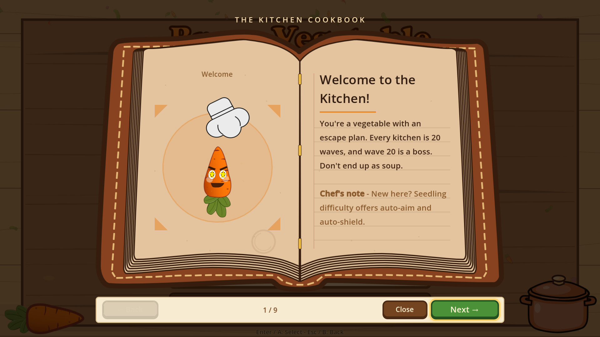 Brave Vegetable: Kitchen Escape screenshot #17