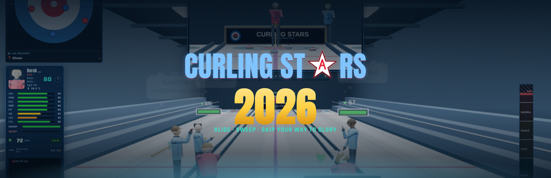 Curling Stars screenshot 1