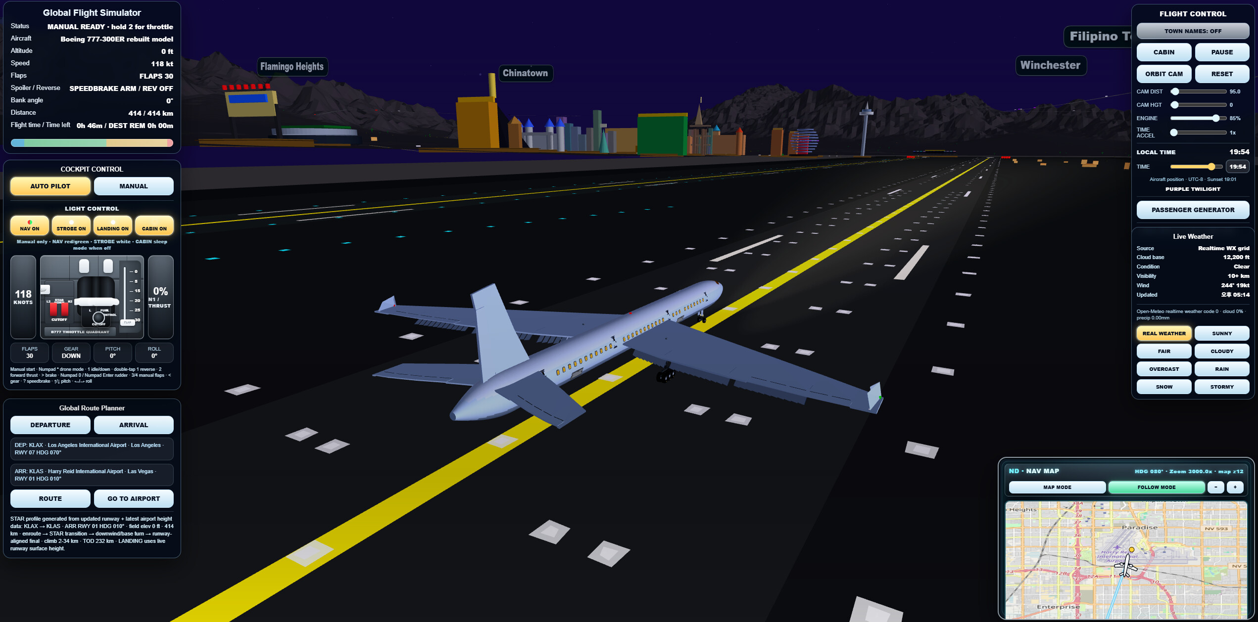 Retro Flight Simulator 2026