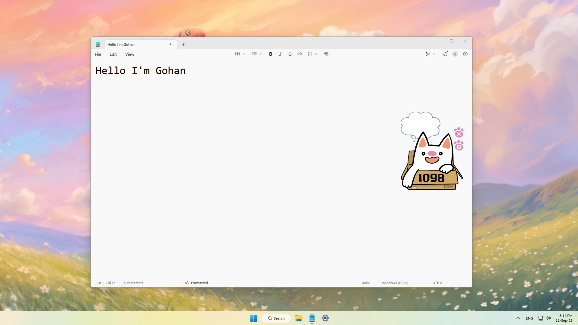 Screenshot