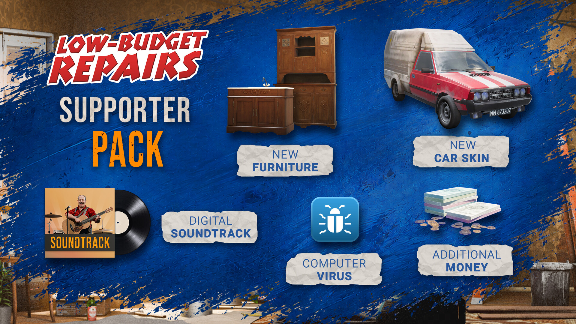 Low-Budget Repairs: Supporter Pack Featured Screenshot #1