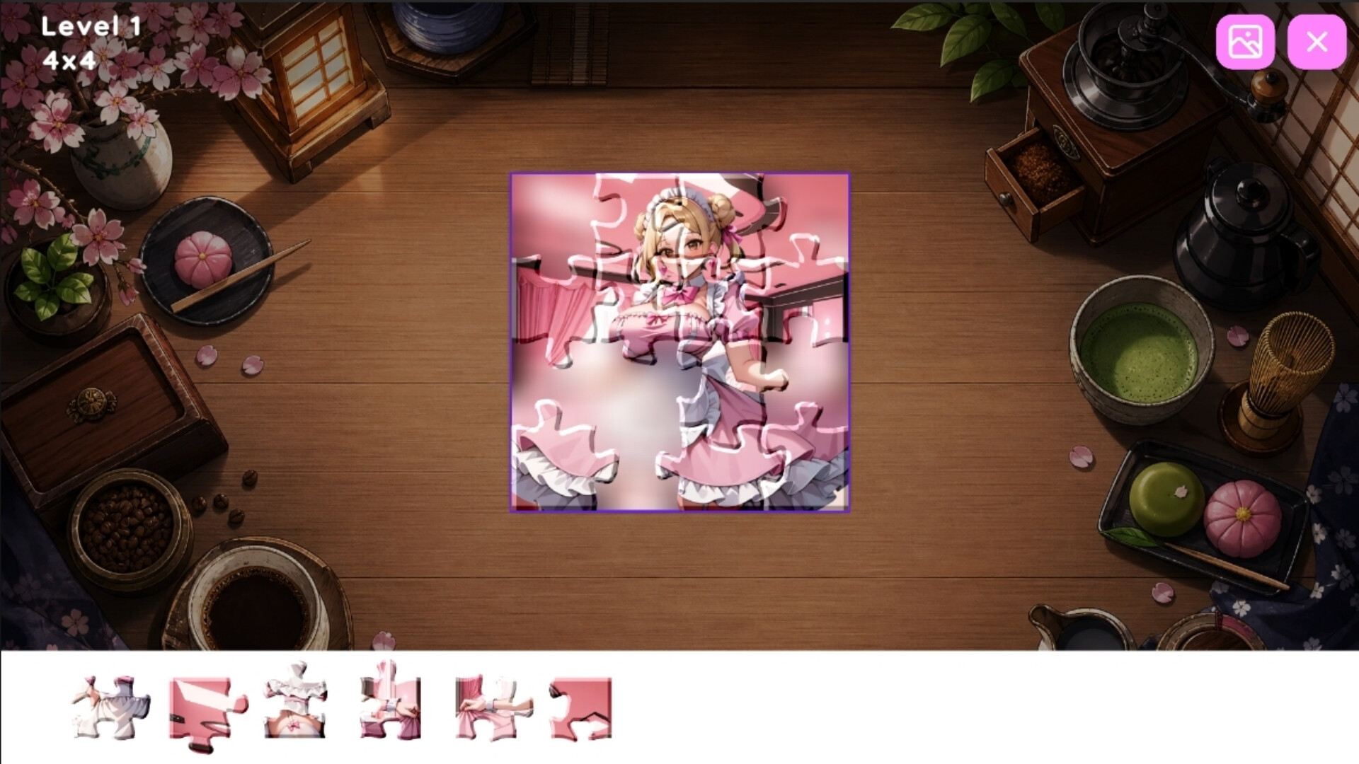 Hentai Puzzle: Sayuri screenshot 1