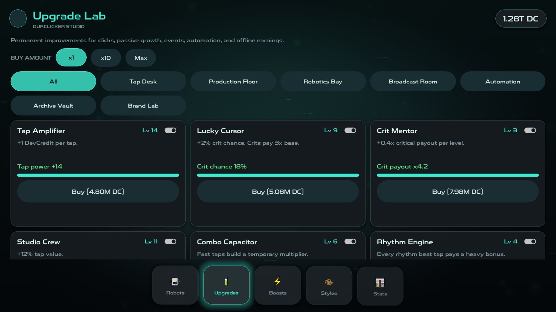 OurClicker screenshot 2