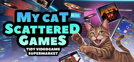 MY CAT SCATTERED GAMES: Tidy Videogame Supermarket — Steam header