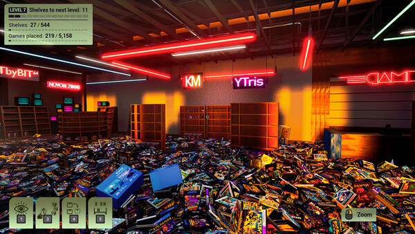 MY CAT SCATTERED GAMES: Tidy Videogame Supermarket 스크린샷 3