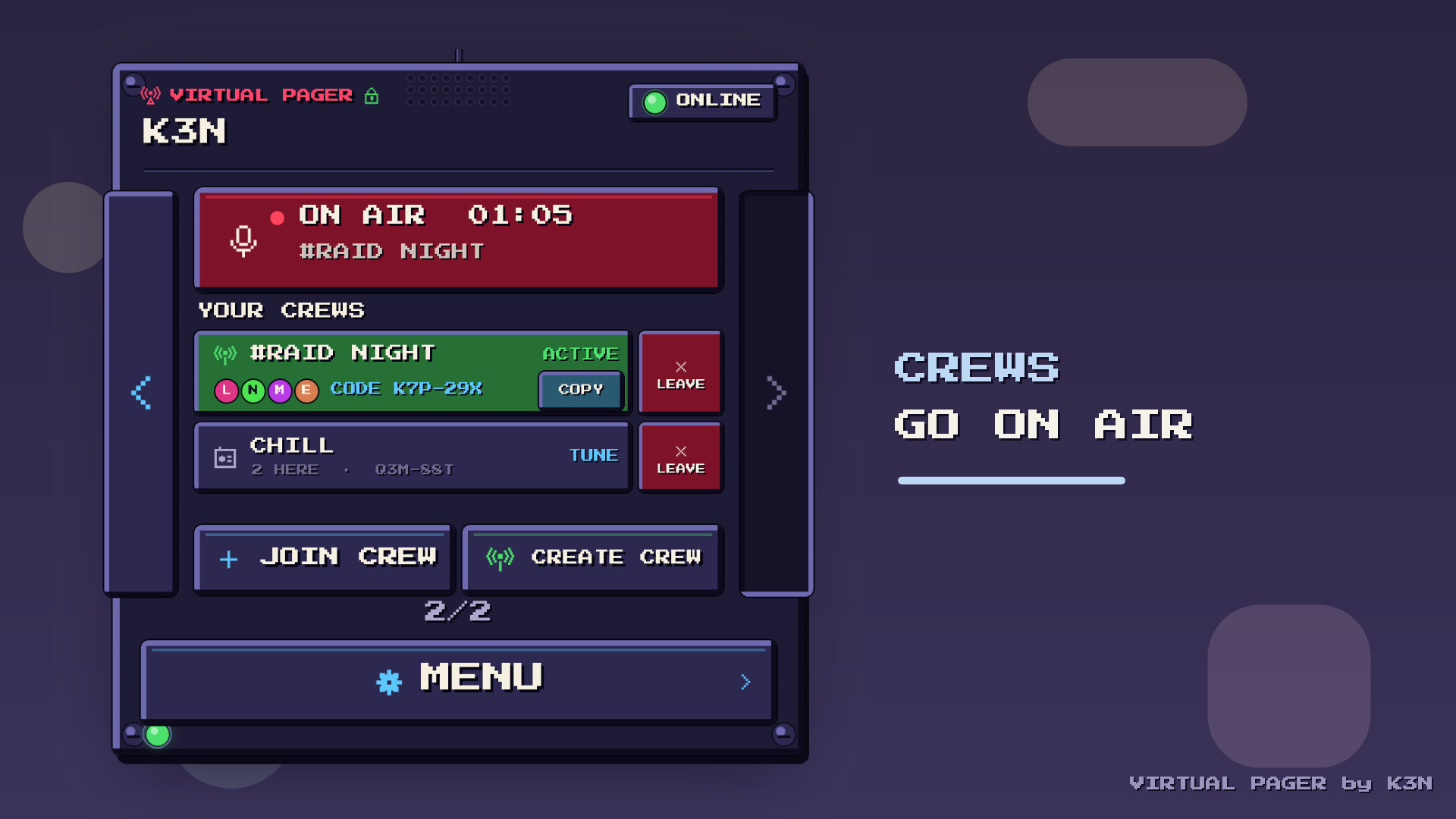 Virtual Pager by K3N screenshot 3