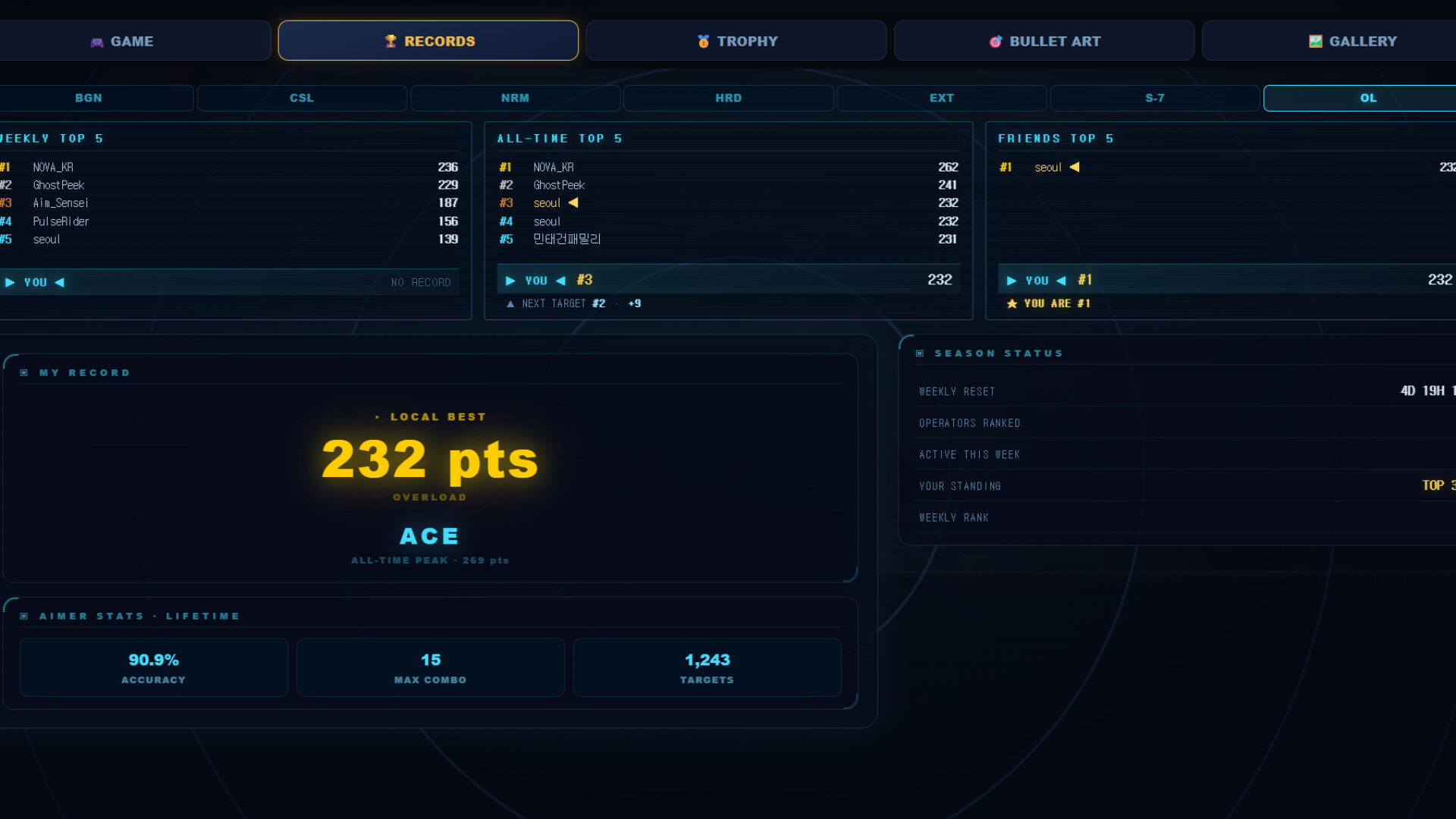 1 MIN AIM: Neo Seoul screenshot 5