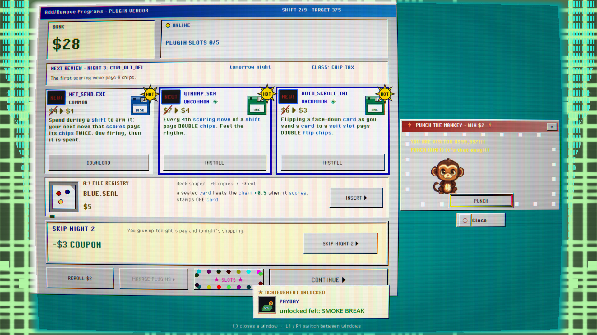 SOLITAIRE.EXE: A Roguelike on the Night Shift screenshot 9