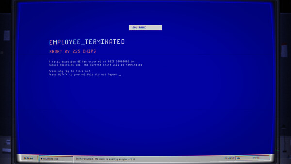 SOLITAIRE.EXE: A Roguelike on the Night Shift screenshot 10