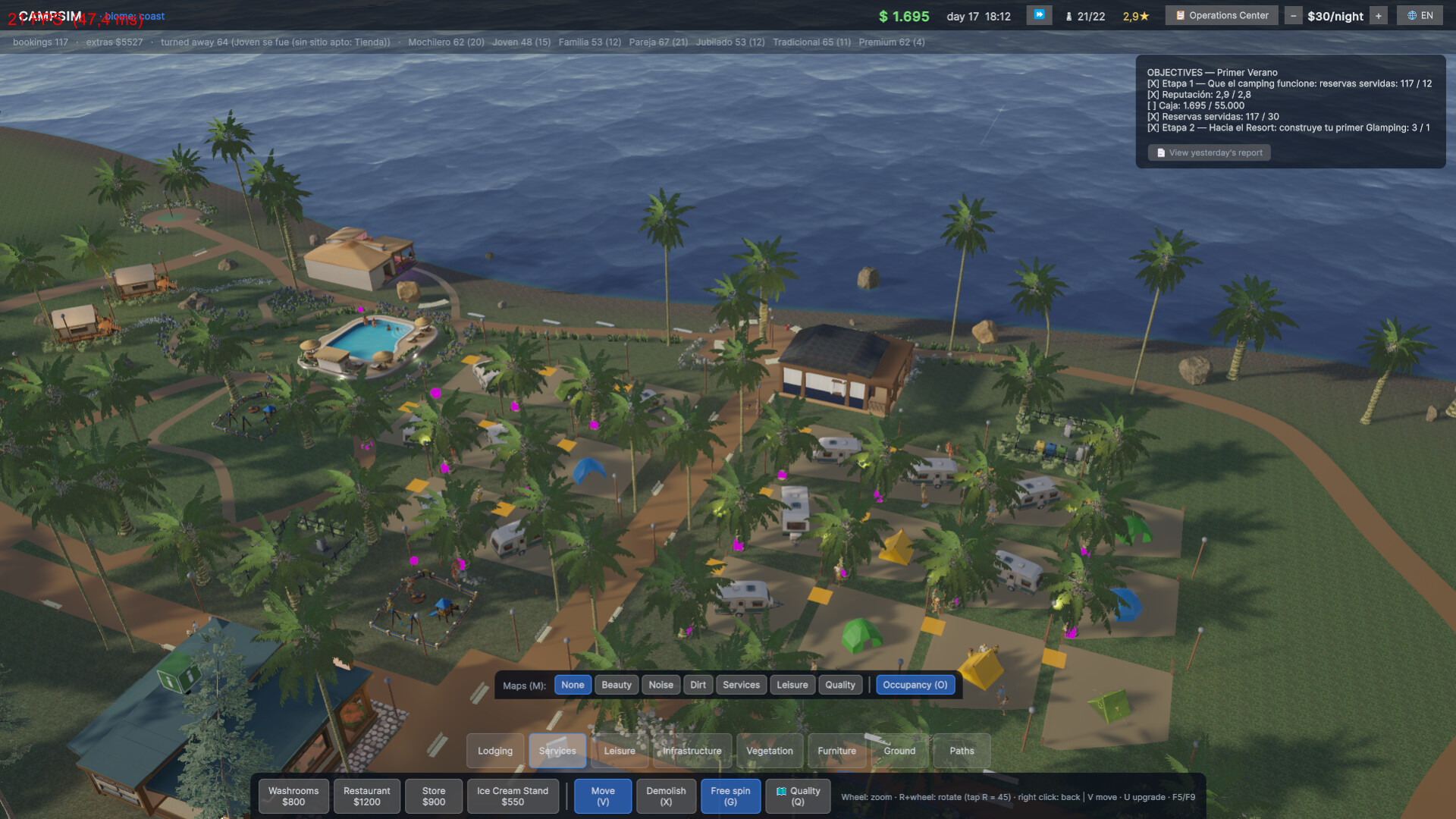 Camping Resort Simulator screenshot 5