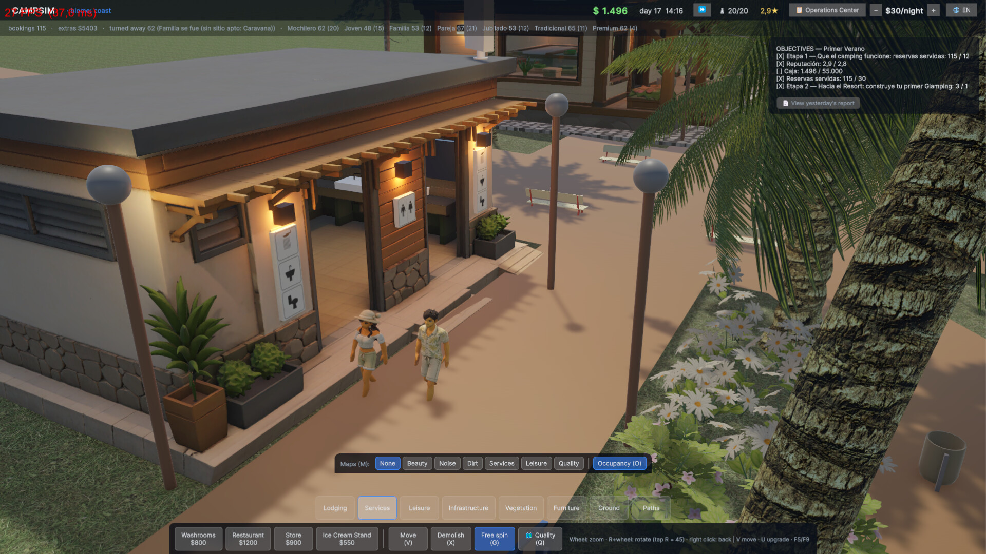 Camping Resort Simulator screenshot 2