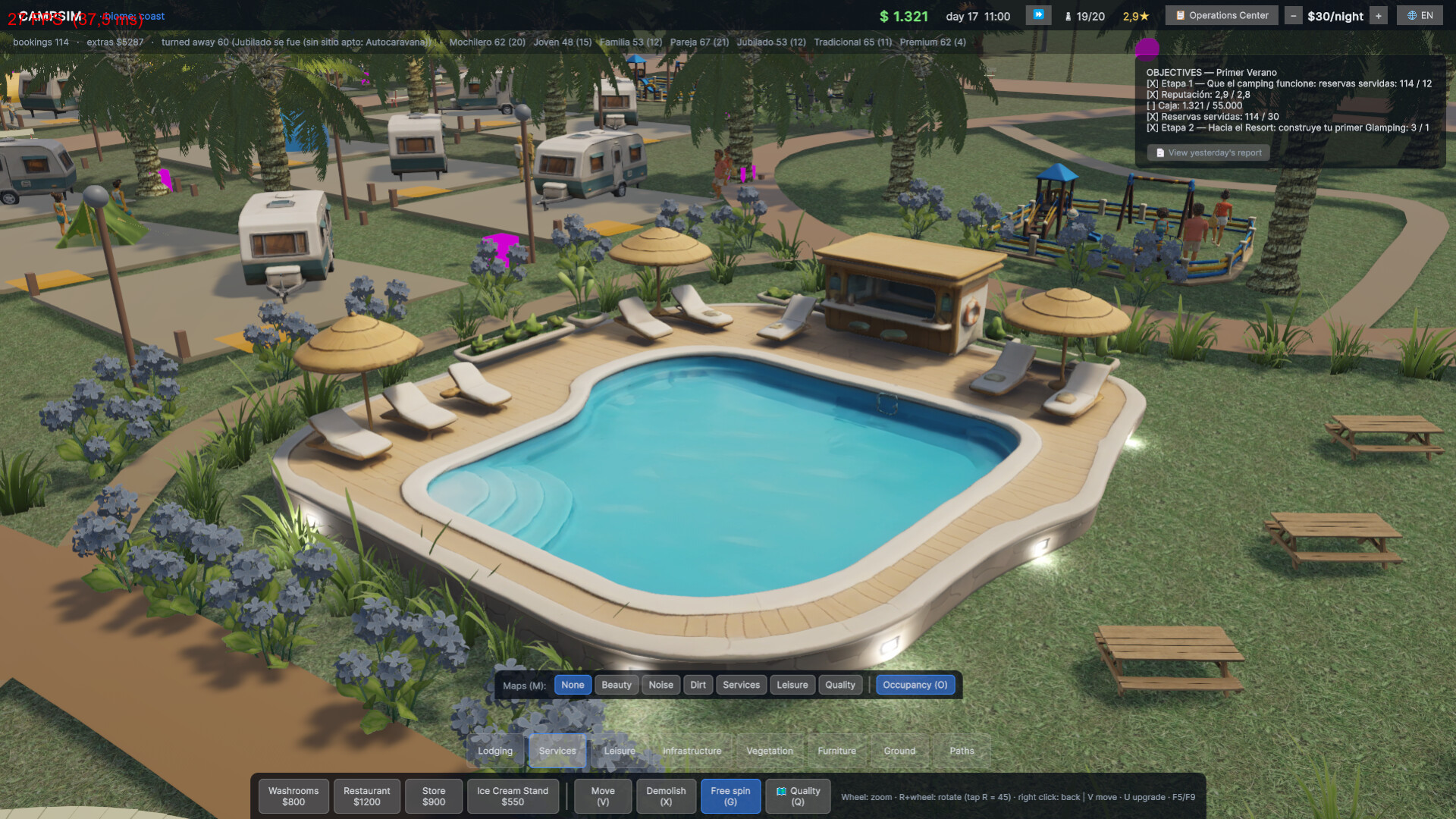 Camping Resort Simulator screenshot 3