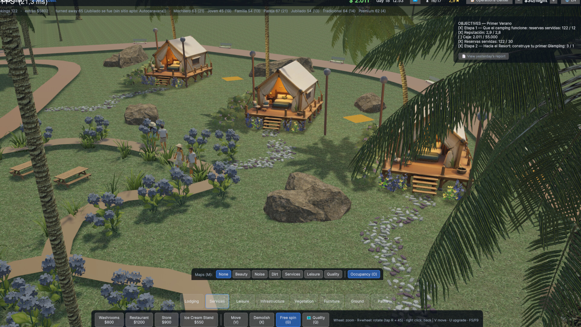 Camping Resort Simulator screenshot 8