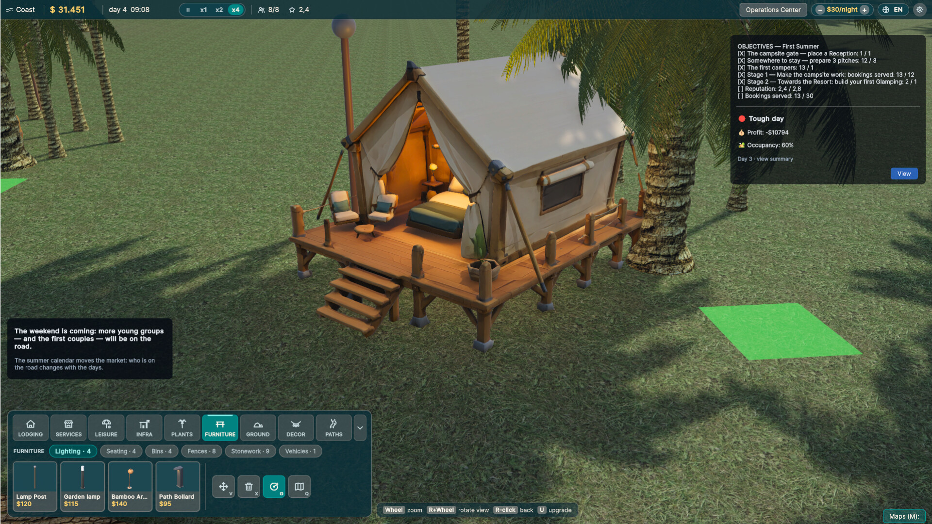 Camping Resort Simulator screenshot 3