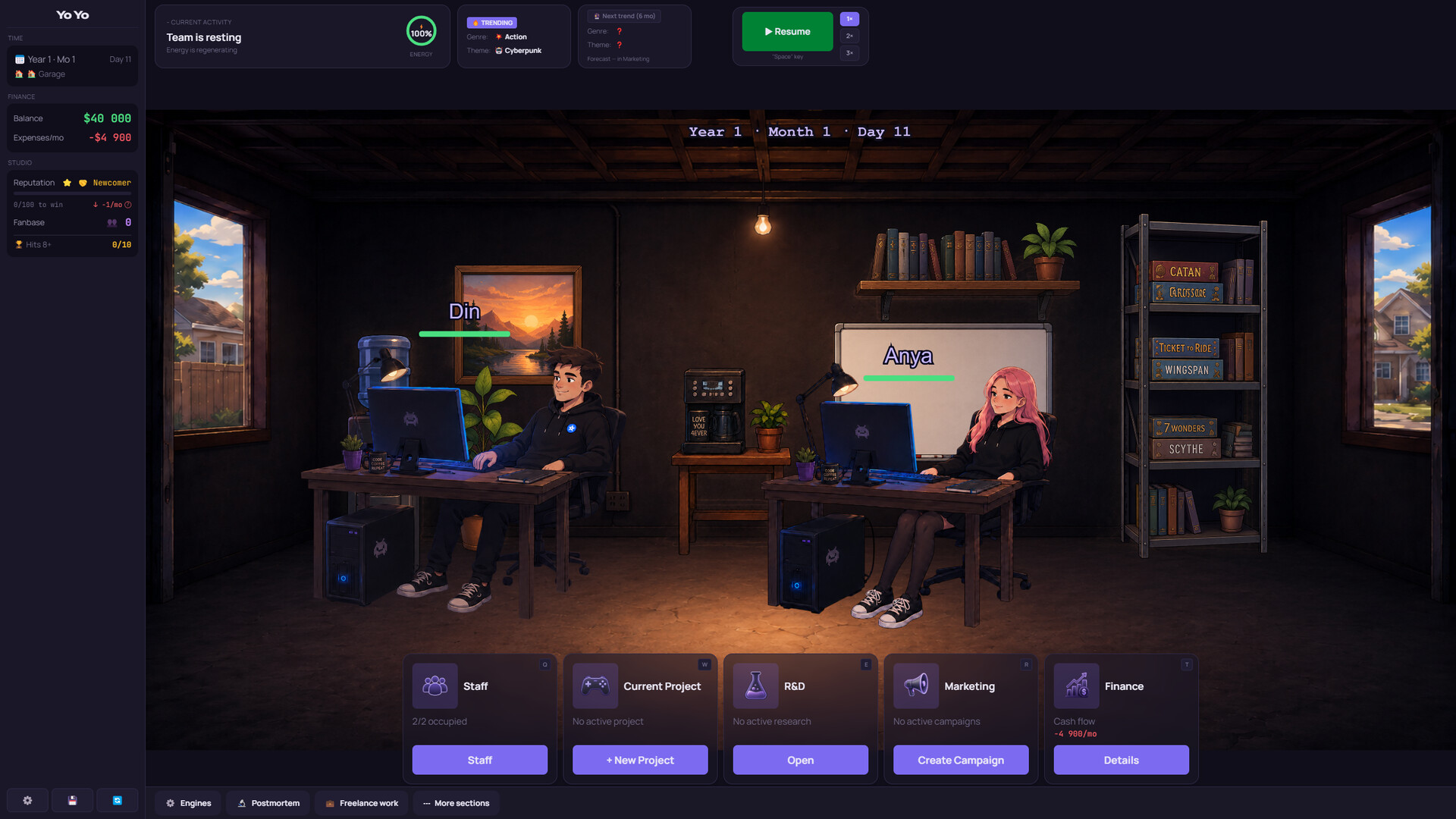 One More Release: Indie Studio Tycoon screenshot 2
