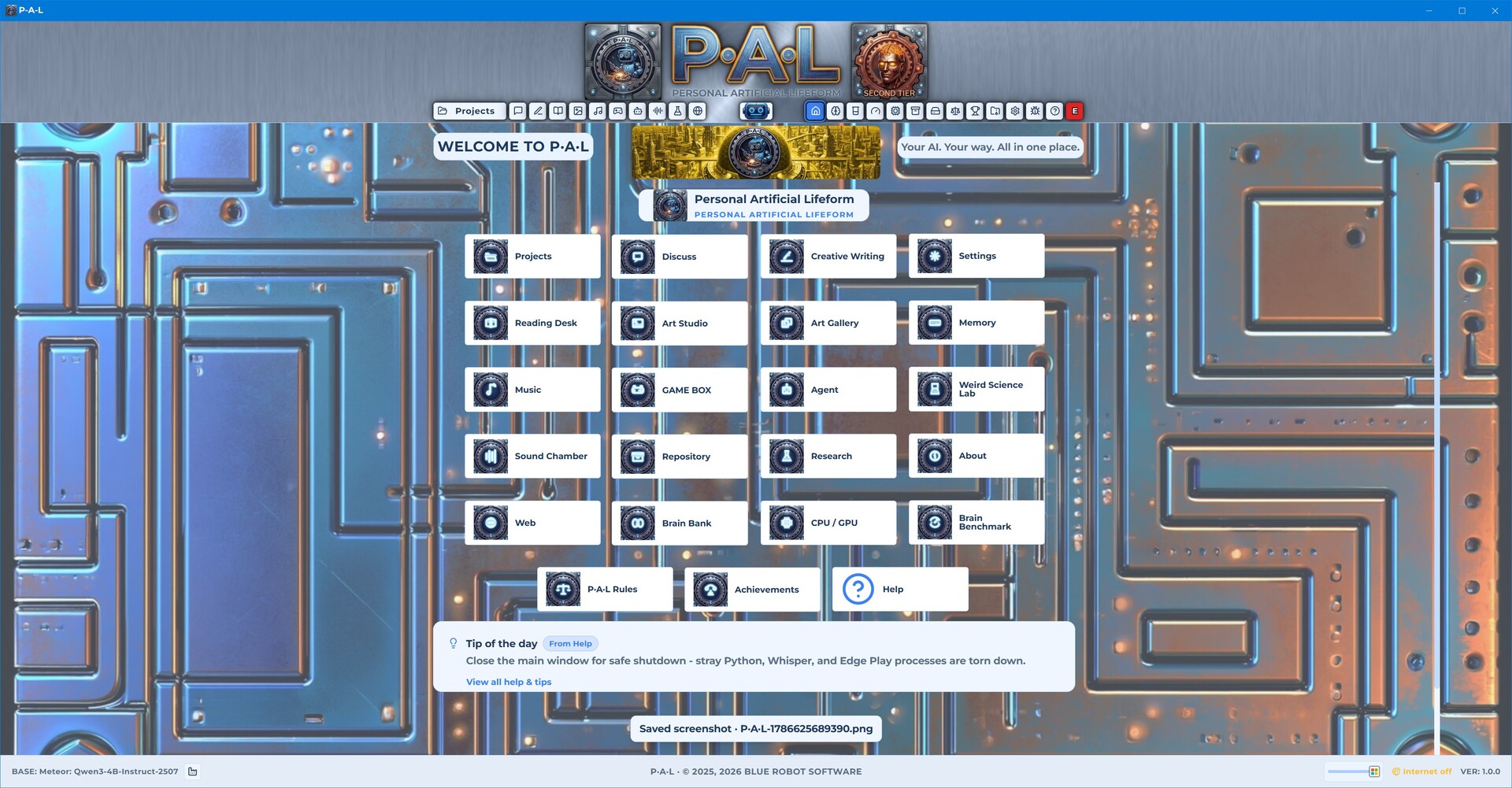 P·A·L - Personal Artificial Lifeform screenshot 2