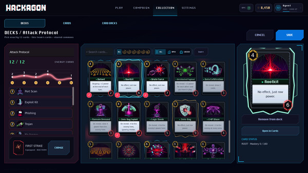Hackagon: Cyber Card Battler 스크린샷 4