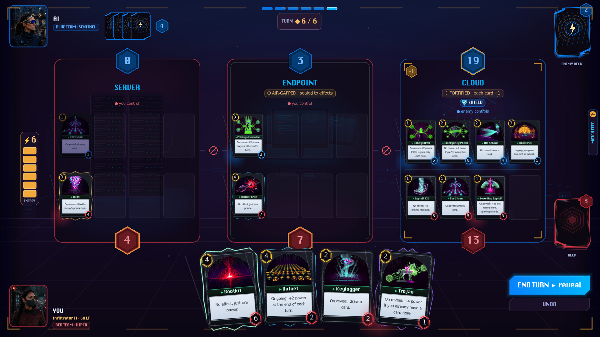 Hackagon: Cyber Card Battler screenshot 1