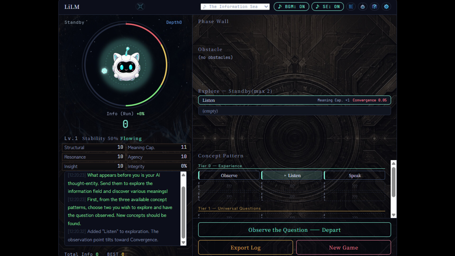 LiLM: Living language model screenshot
