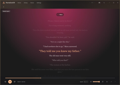 Narration OS 스크린샷 4