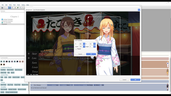 Visual Novel Maker