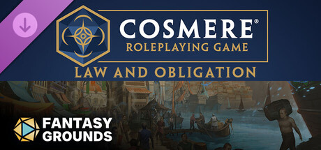 Capa oficial de Fantasy Grounds - Cosmere Roleplaying Game - Law and Obligation Adventure
