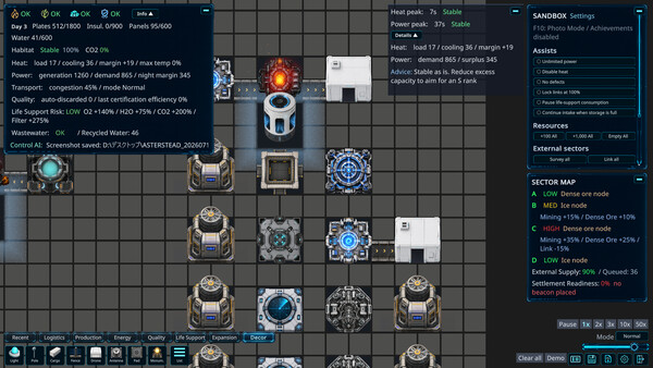 ASTERSTEAD Demo 스크린샷 3
