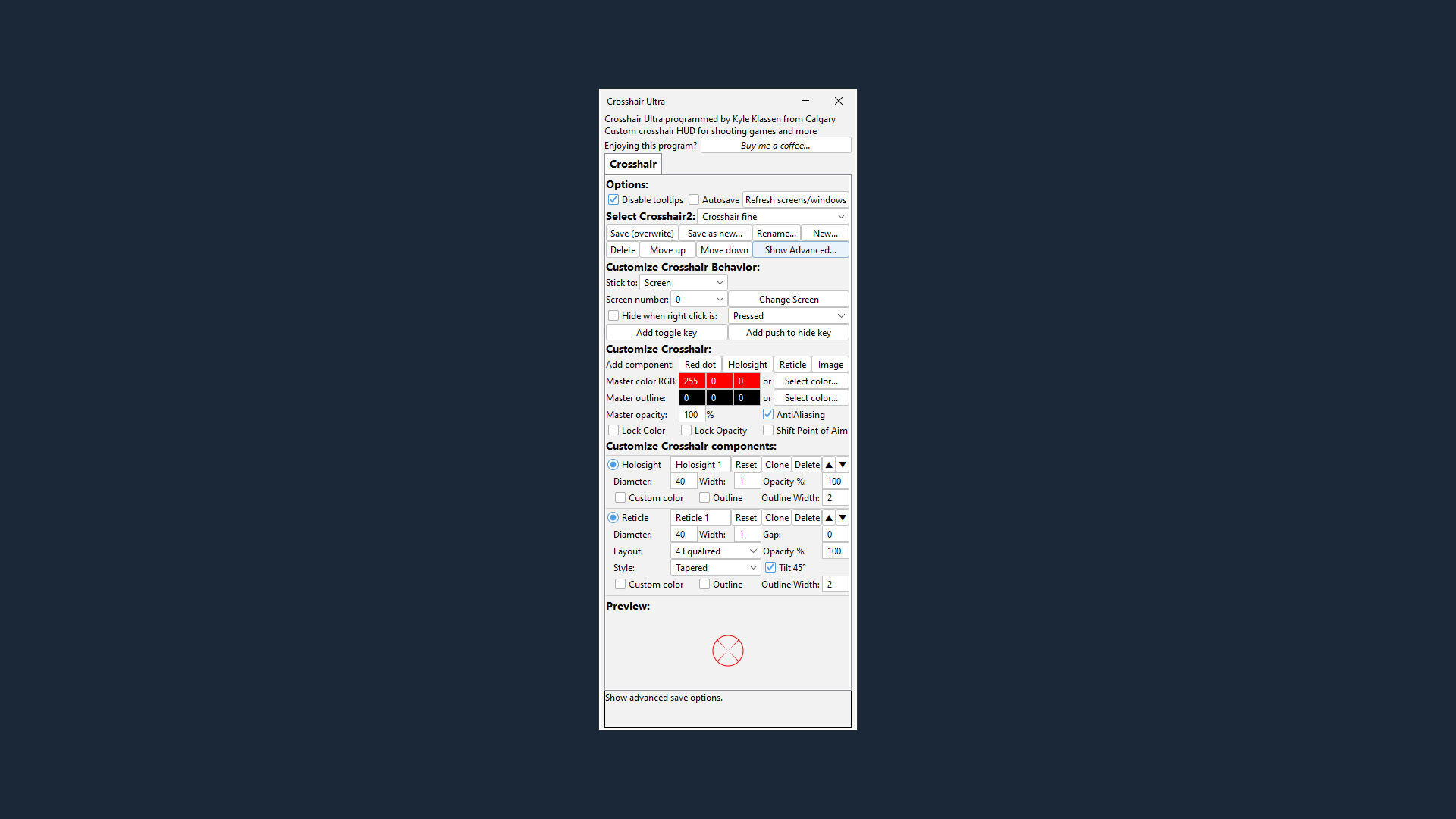 Crosshair Ultra screenshot 4